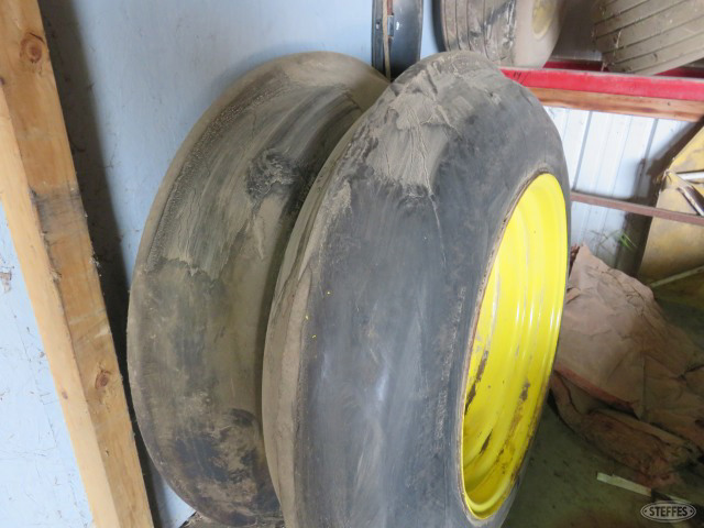 (2) 12.4-30 single rib MFWD tires